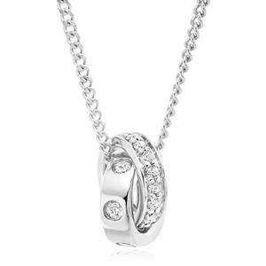 White Gold Diamond Pendant